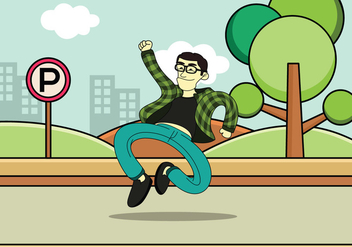 Jumping For Joy Vector - vector #424159 gratis